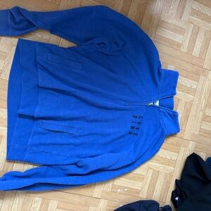 Victoria's Secret Blue Zip-Up Hoodie